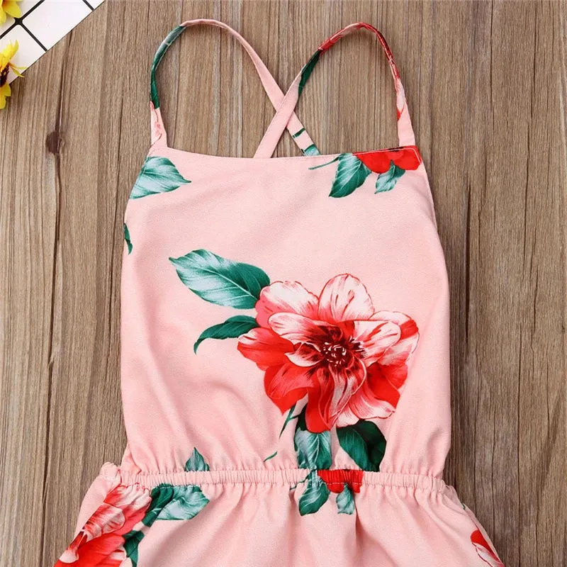 Floral High Low Dress
