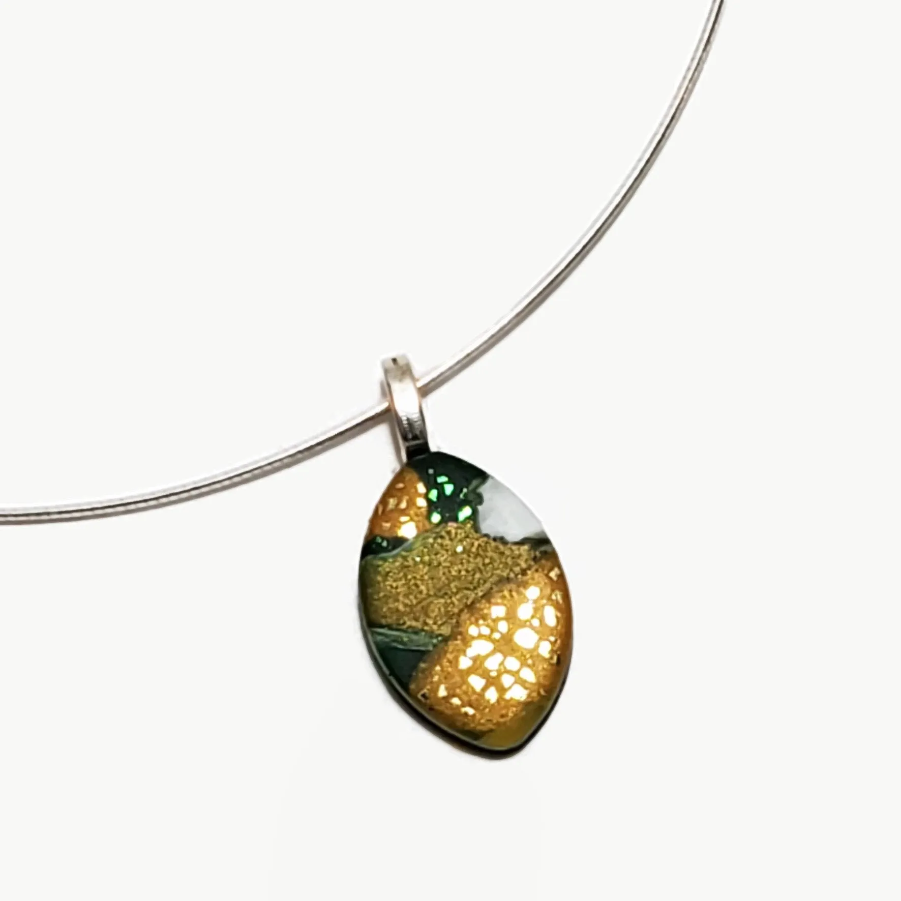 Football Pendant Small - Go Pack Go
