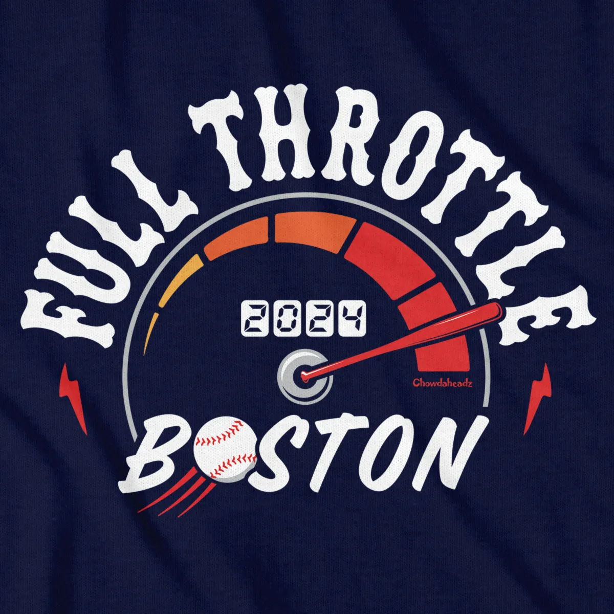 Full Throttle Boston Baseball T-Shirt