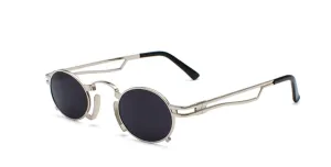 Gafas de Sol Armazón de Metal Lentes Redondos Steampunk Gótico Vampiro Bram Stoker's Dracula Unisex Retro Vintage UV400 Cosplay
