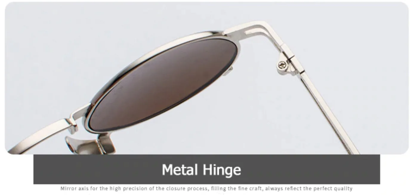 Gafas de Sol Armazón de Metal Lentes Redondos Steampunk Gótico Vampiro Bram Stoker's Dracula Unisex Retro Vintage UV400 Cosplay