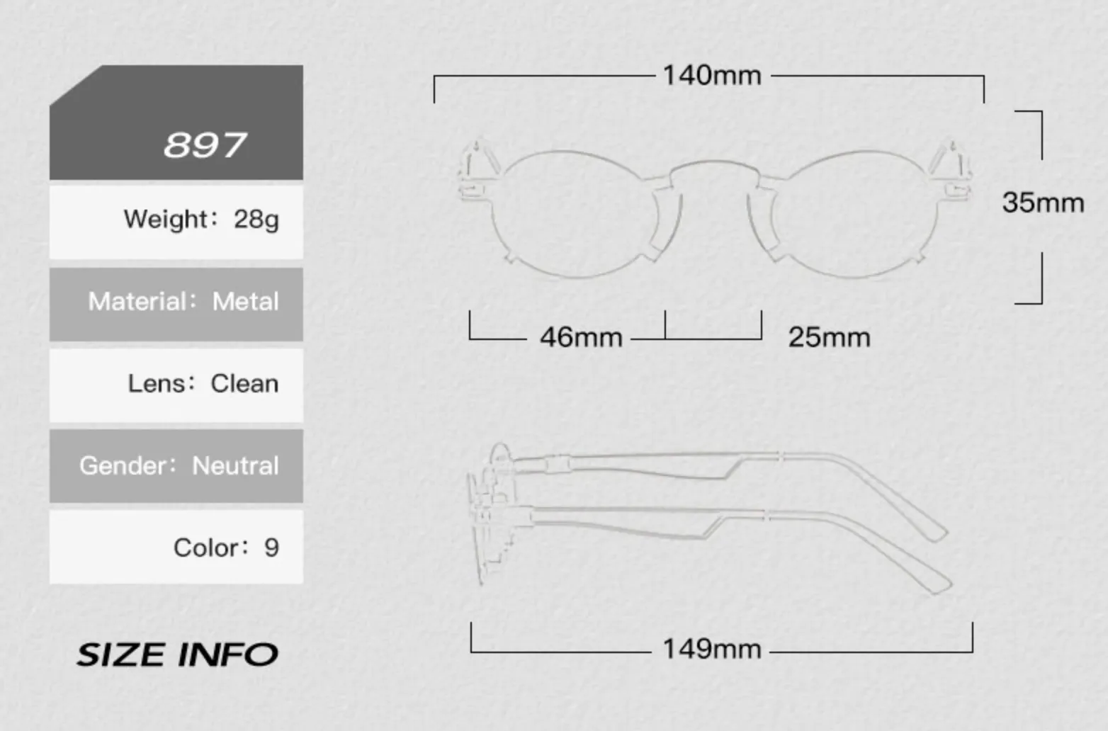 Gafas de Sol Armazón de Metal Lentes Redondos Steampunk Gótico Vampiro Bram Stoker's Dracula Unisex Retro Vintage UV400 Cosplay