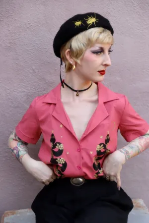 GOLDEN ROACH BERET *BLACK