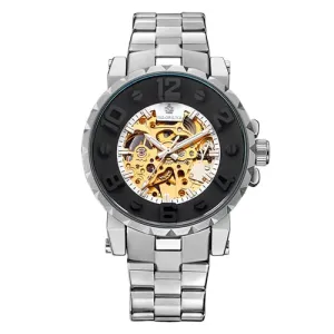 Golden Skeleton Wrist Watch