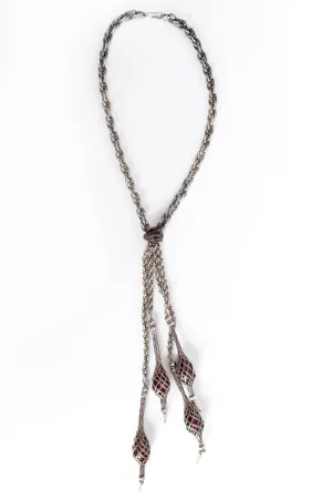Gothic Orb Chandelier Necklace