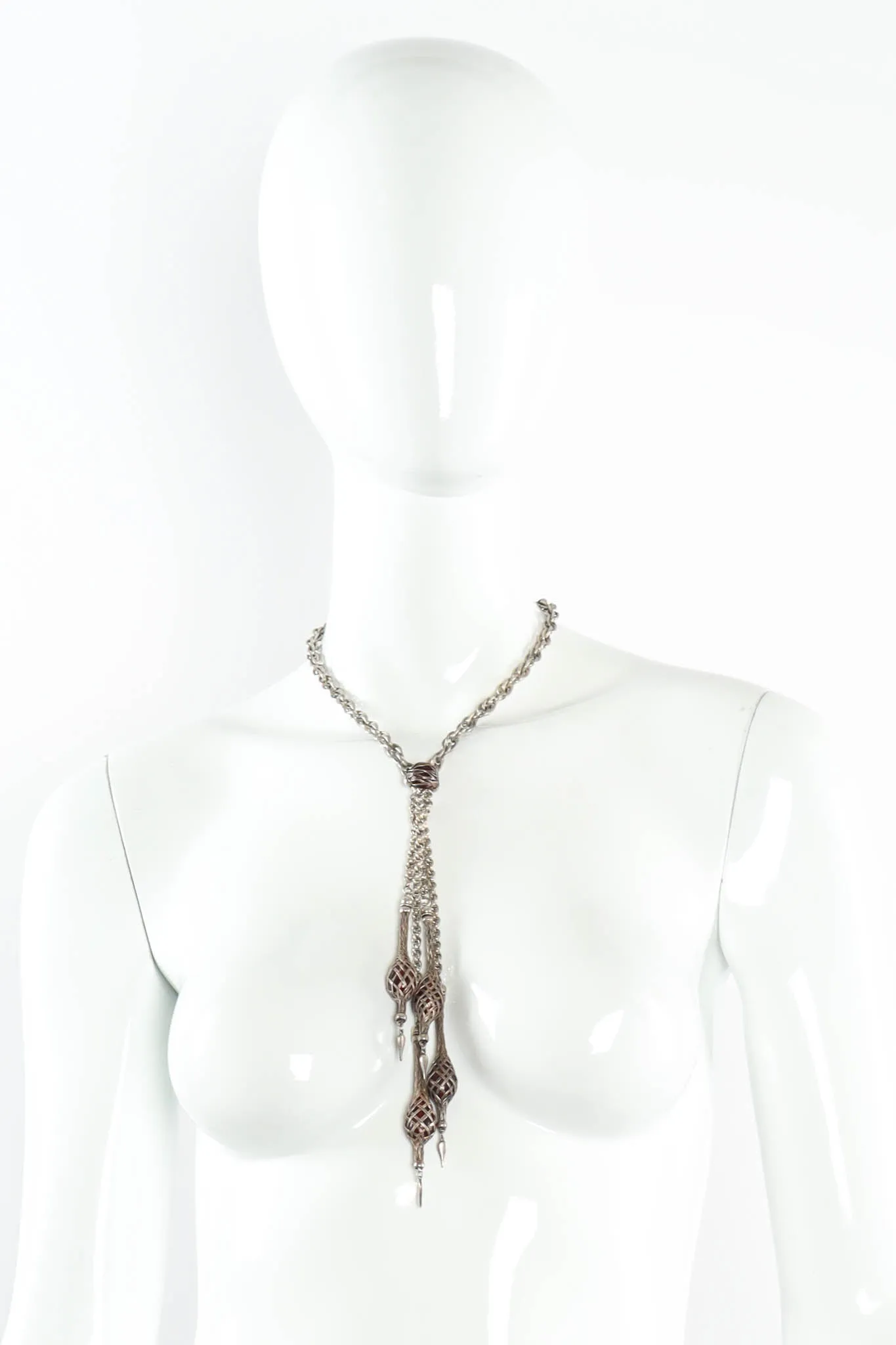 Gothic Orb Chandelier Necklace
