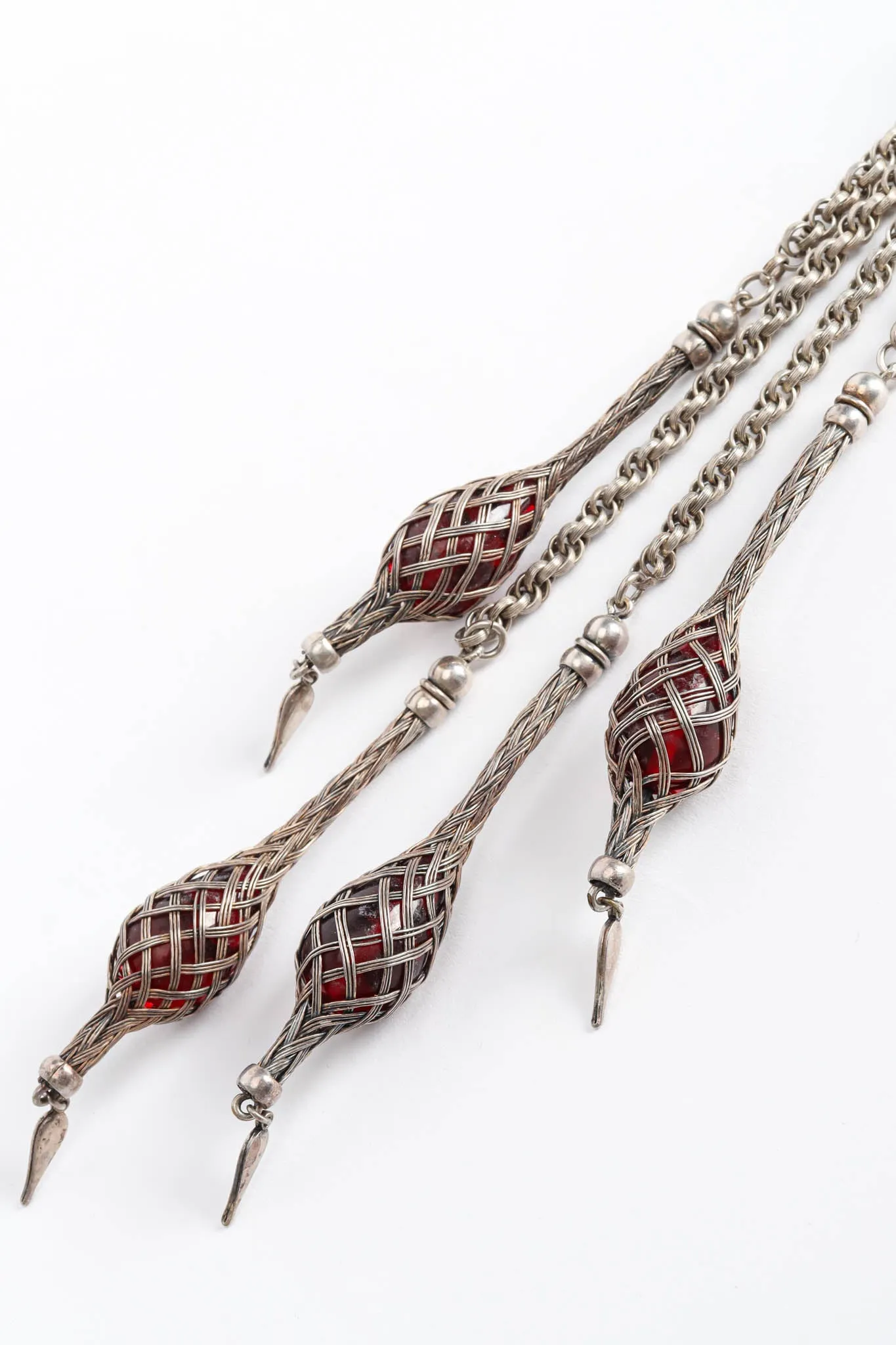 Gothic Orb Chandelier Necklace