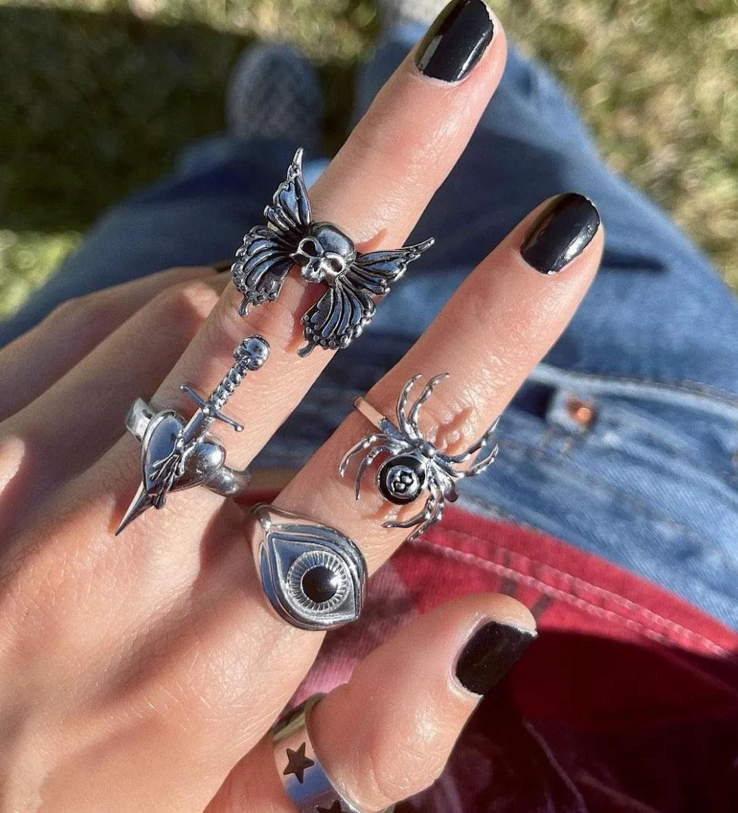 Gothic Punk Vintage Ring