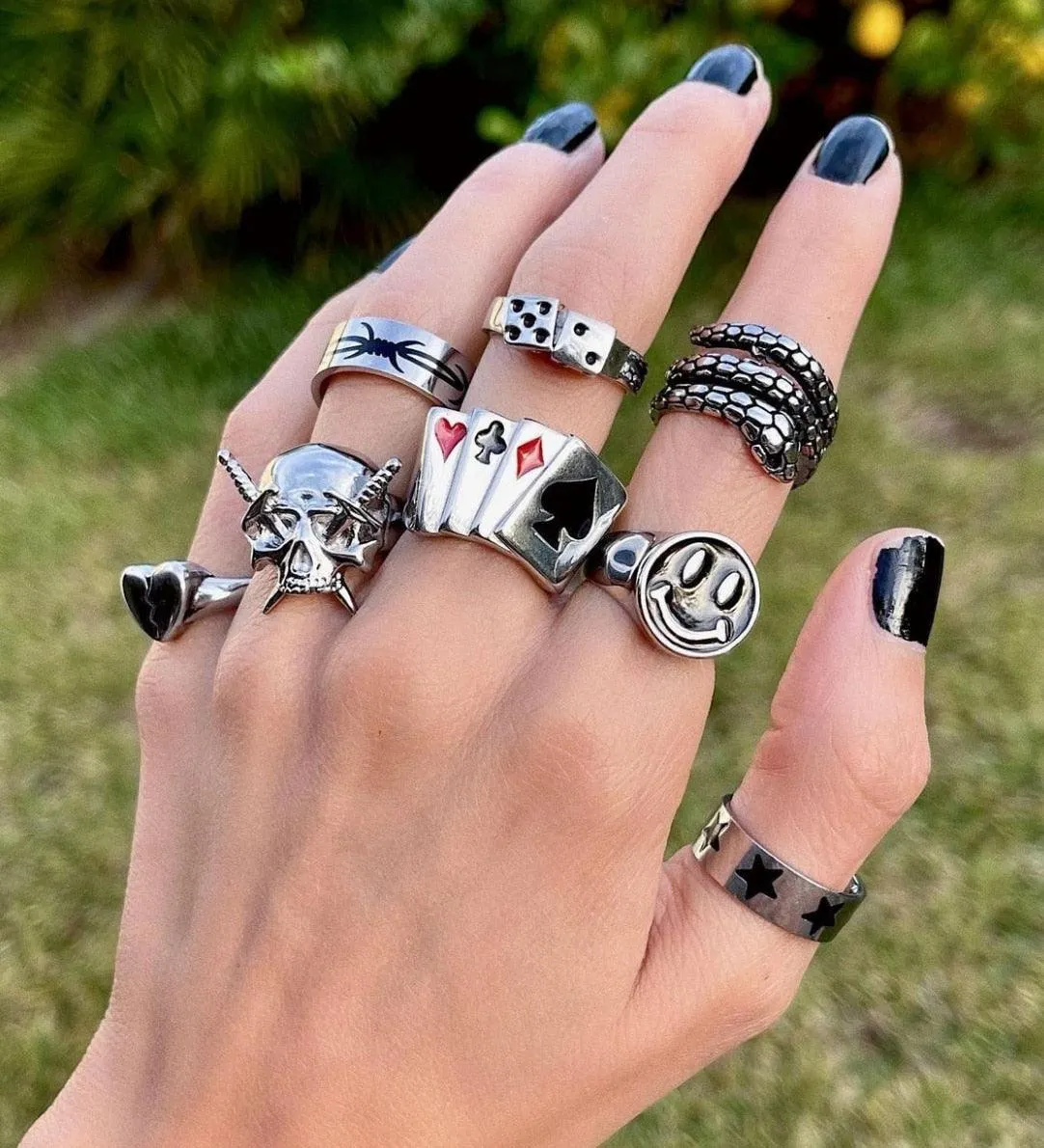 Gothic Punk Vintage Ring