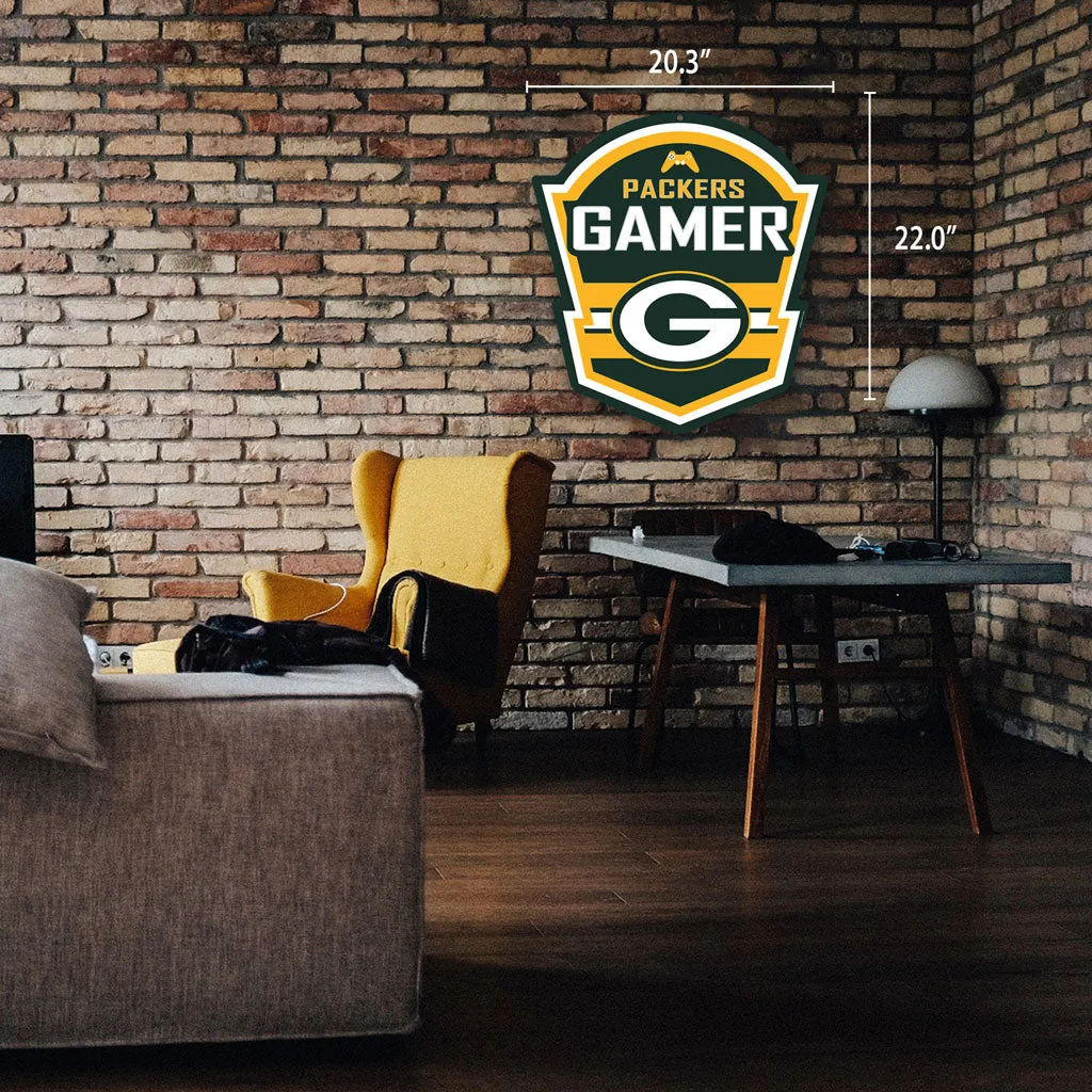 Green Bay Packers 22" Gaming Sign - PVC