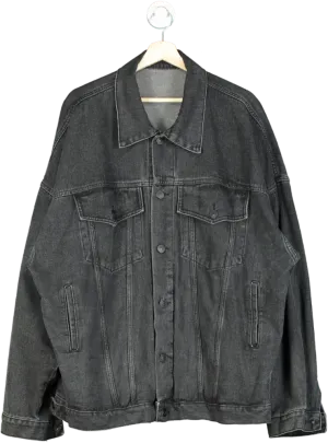 Grey Denim Jacket UK M/L