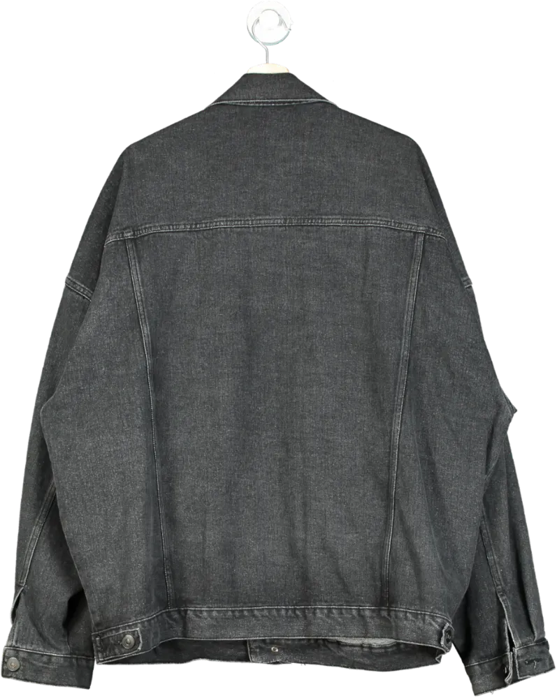 Grey Denim Jacket UK M/L