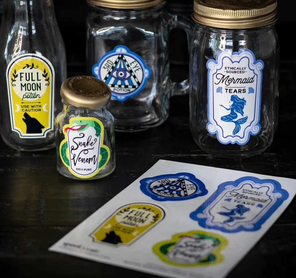 Halloween Potion Label Sticker (Sheet B)