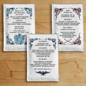 Hell Goddess Dish Towels - Set of 3