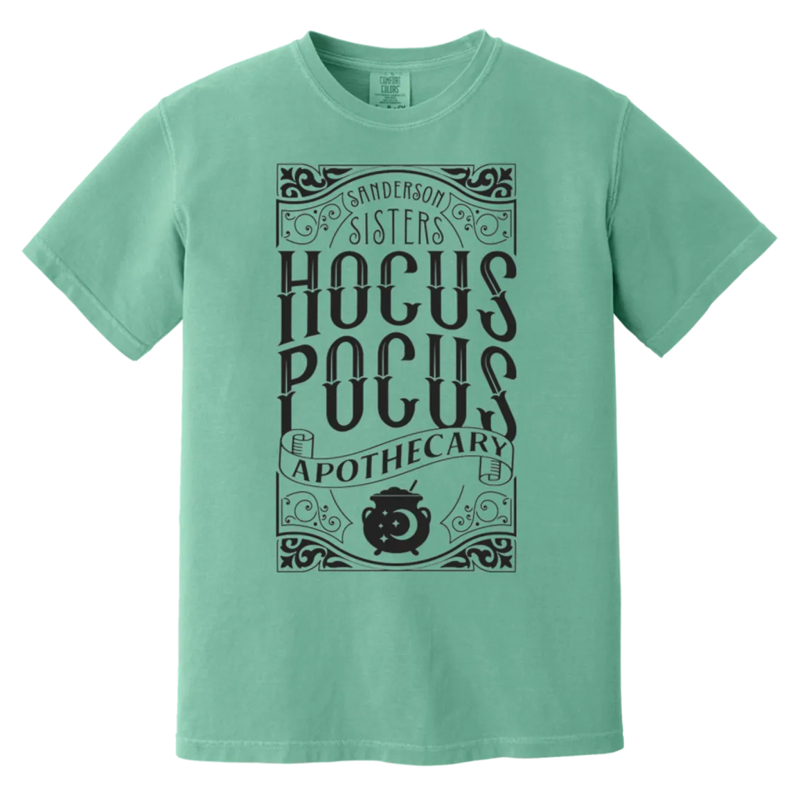 Hocus Pocus Apothecary Comfort Colors T-Shirt – Add a Touch of Halloween Magic to Your Wardrobe!