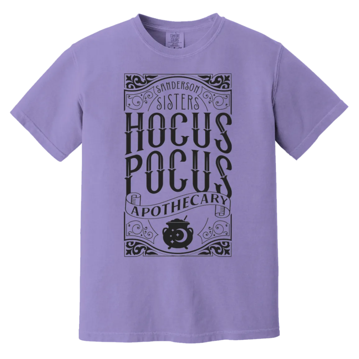 Hocus Pocus Apothecary Comfort Colors T-Shirt – Add a Touch of Halloween Magic to Your Wardrobe!