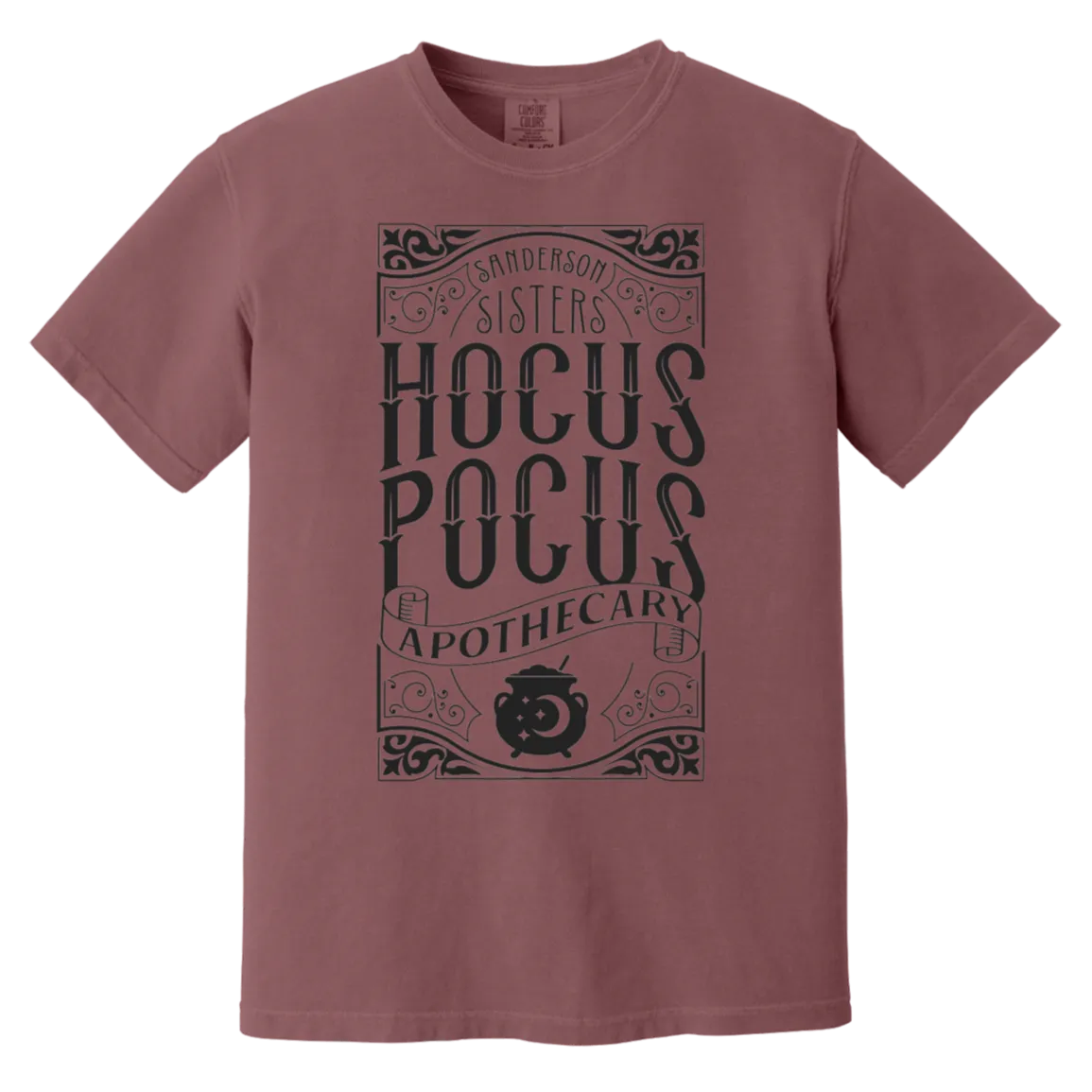 Hocus Pocus Apothecary Comfort Colors T-Shirt – Add a Touch of Halloween Magic to Your Wardrobe!