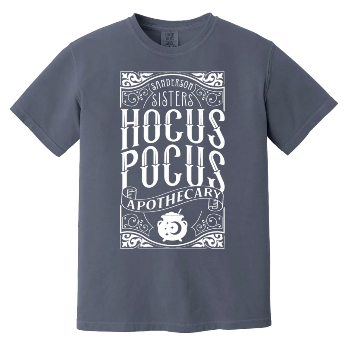 Hocus Pocus Apothecary Comfort Colors T-Shirt – Add a Touch of Halloween Magic to Your Wardrobe!