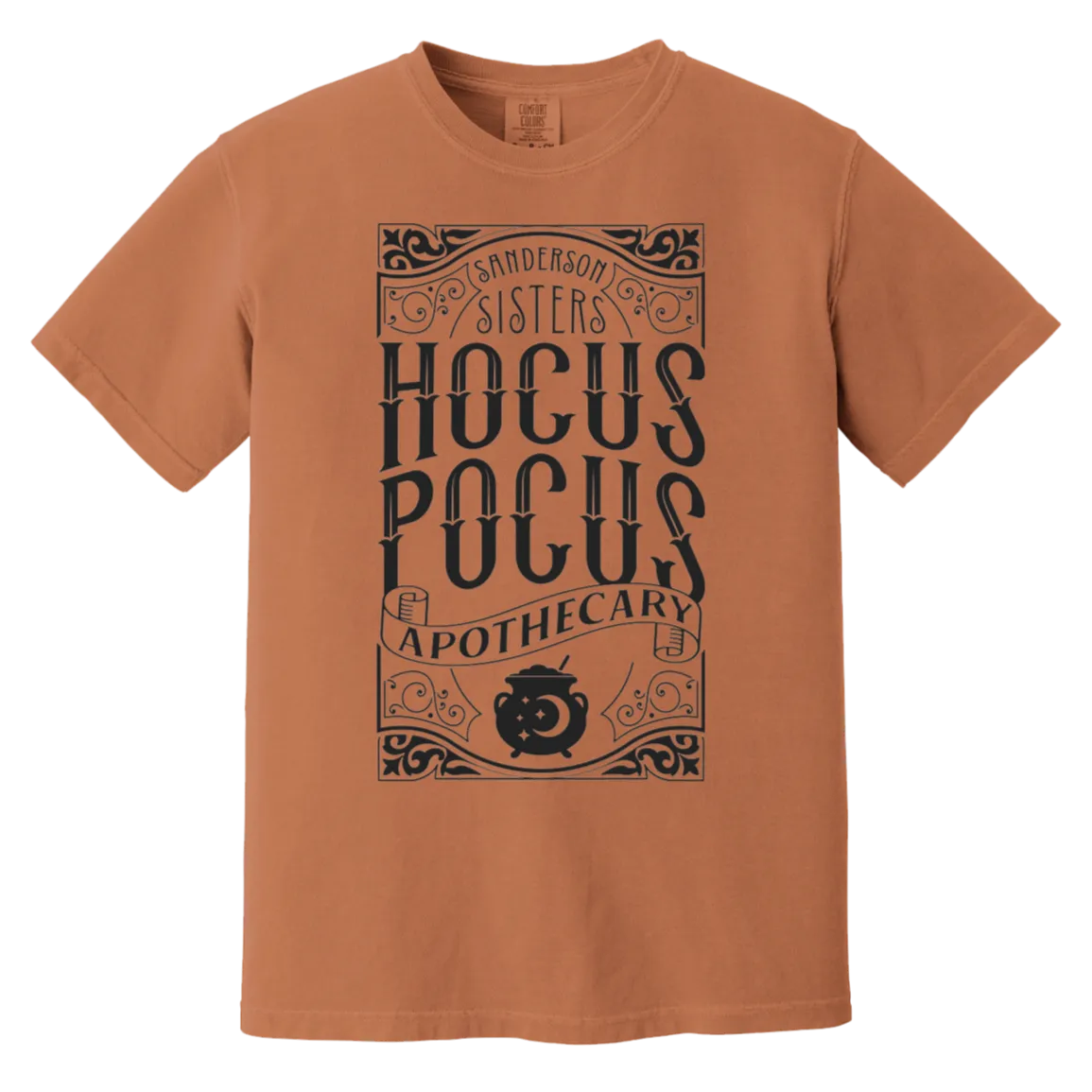 Hocus Pocus Apothecary Comfort Colors T-Shirt – Add a Touch of Halloween Magic to Your Wardrobe!