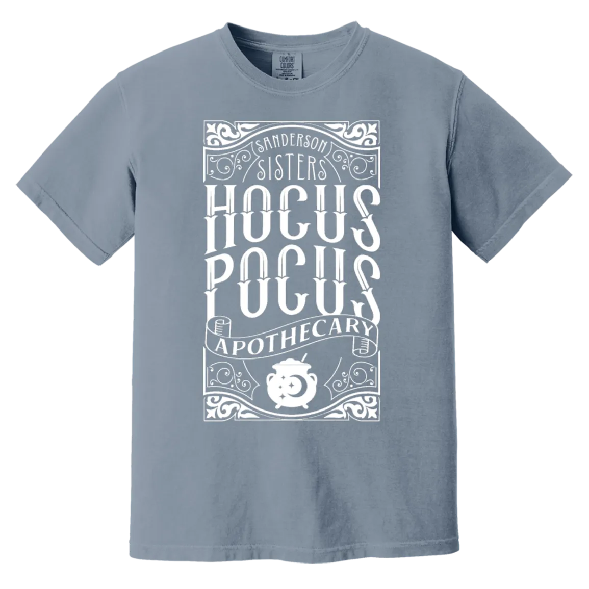 Hocus Pocus Apothecary Comfort Colors T-Shirt – Add a Touch of Halloween Magic to Your Wardrobe!