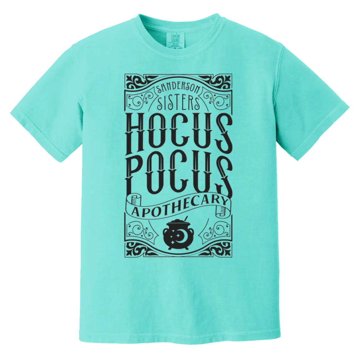 Hocus Pocus Apothecary Comfort Colors T-Shirt – Add a Touch of Halloween Magic to Your Wardrobe!