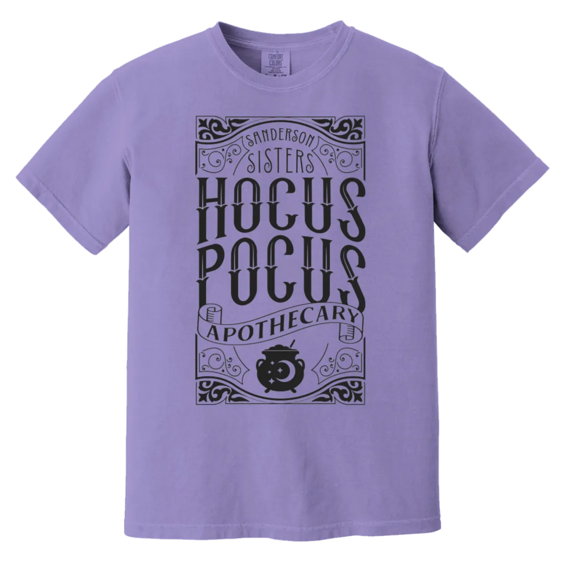 Hocus Pocus Apothecary Comfort Colors T-Shirt – Add a Touch of Halloween Magic to Your Wardrobe!