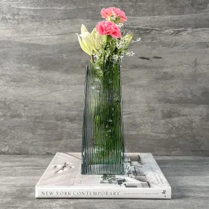 Home Artisan Carter Turquoise Glass Vase