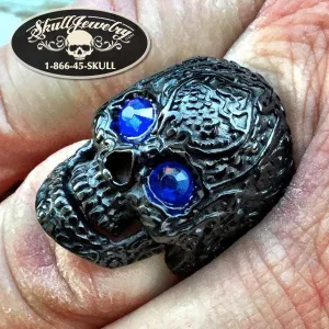 Homesick Blues Ring w/Blue Eyes (#300)