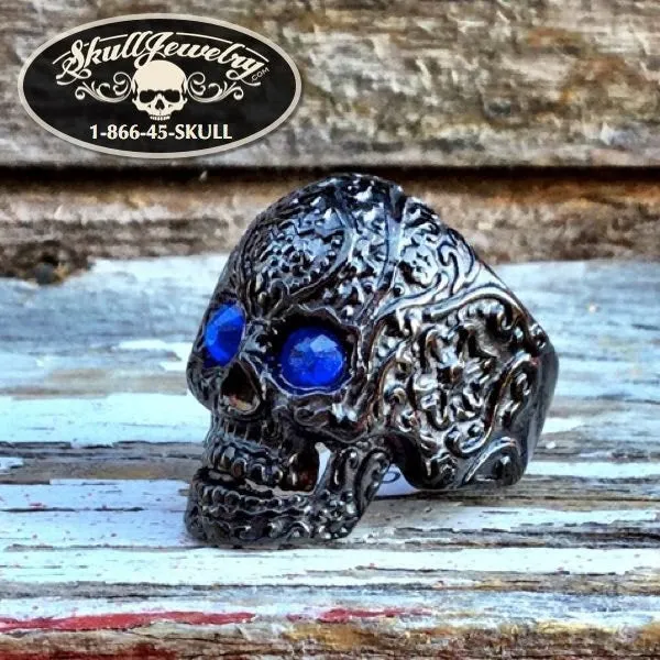 Homesick Blues Ring w/Blue Eyes (#300)