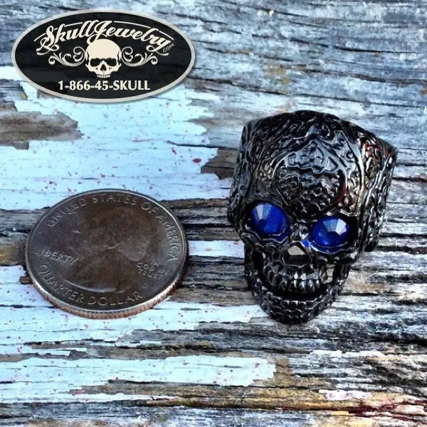 Homesick Blues Ring w/Blue Eyes (#300)