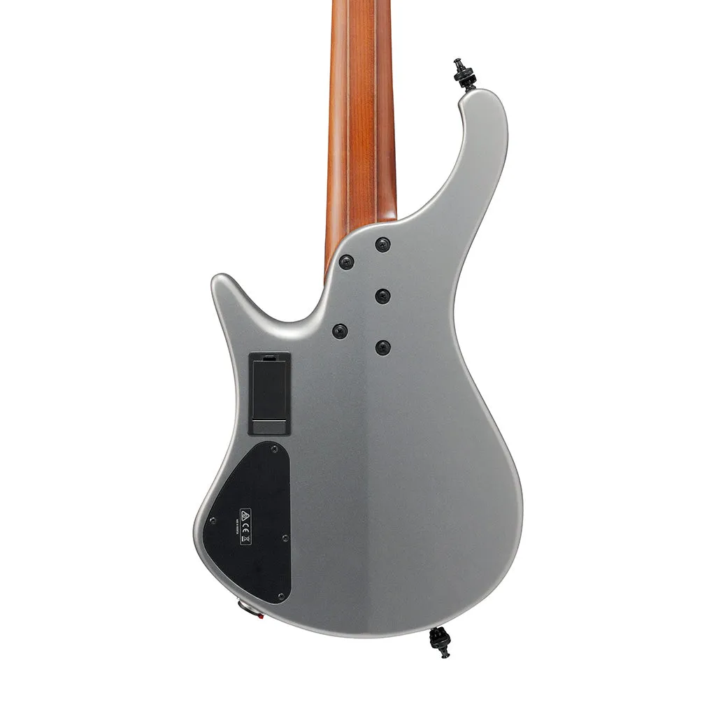 Ibanez Bass Workshop EHB1005SMS-MGM 5-String Electric Bass Guitar w/Gig Bag, Metallic Gray Matte