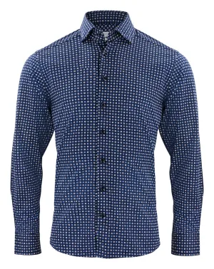Indigo Bow 131 Blue Print Easy Care