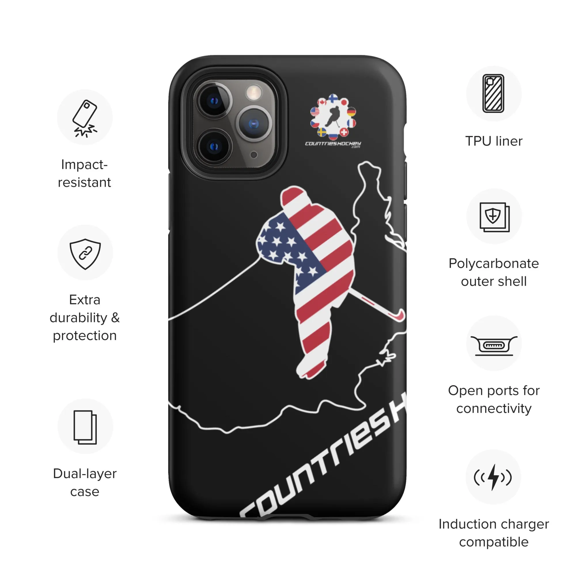 iPhone case | USA Series v3 by Countries Hockey