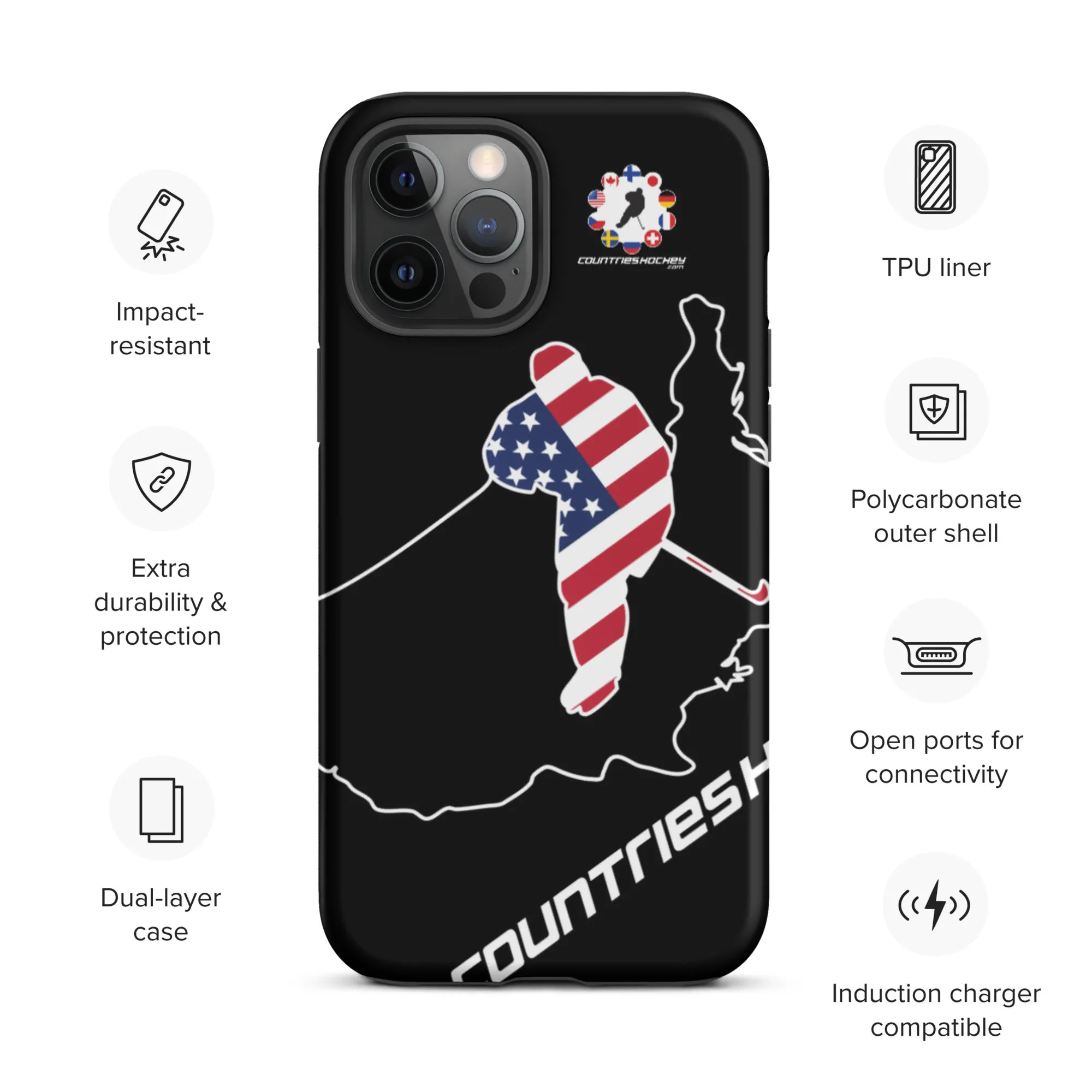 iPhone case | USA Series v3 by Countries Hockey