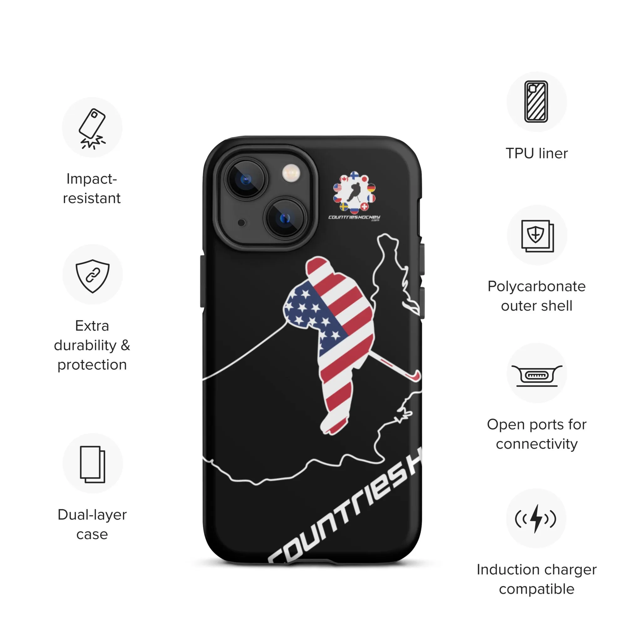 iPhone case | USA Series v3 by Countries Hockey
