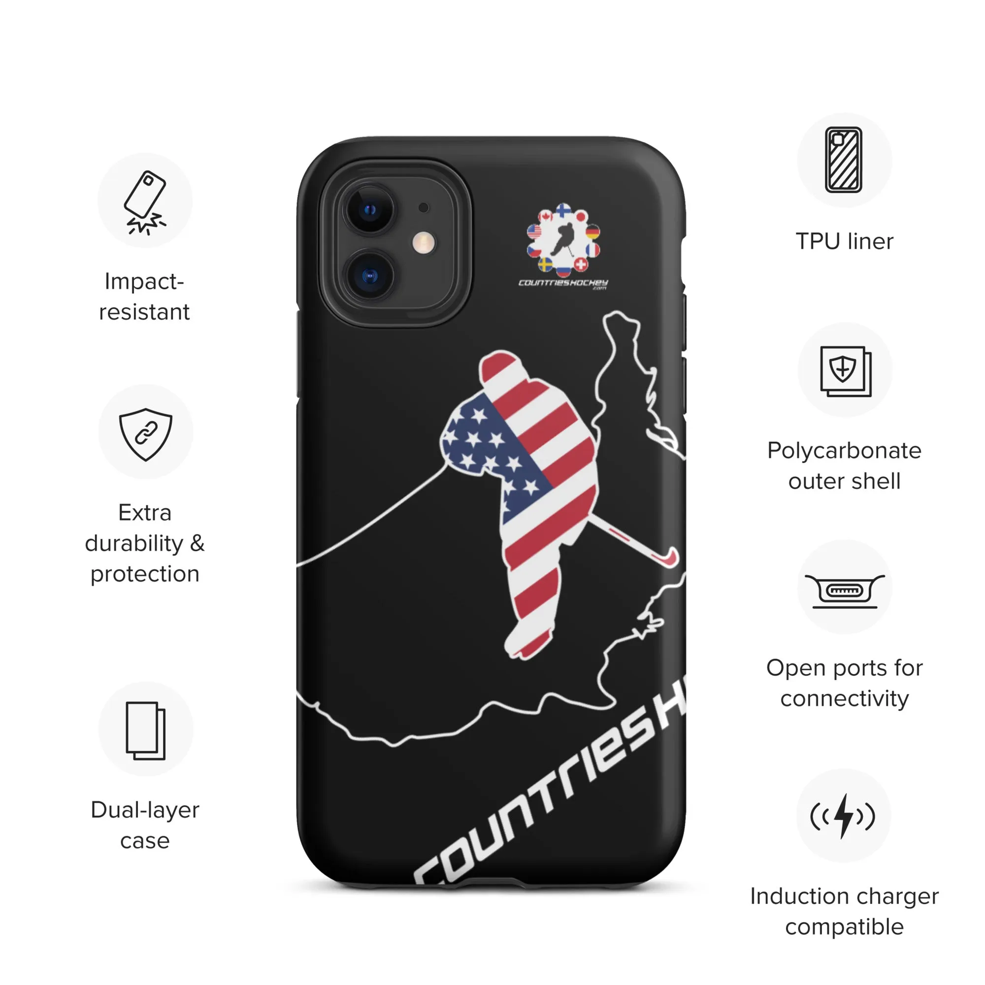 iPhone case | USA Series v3 by Countries Hockey