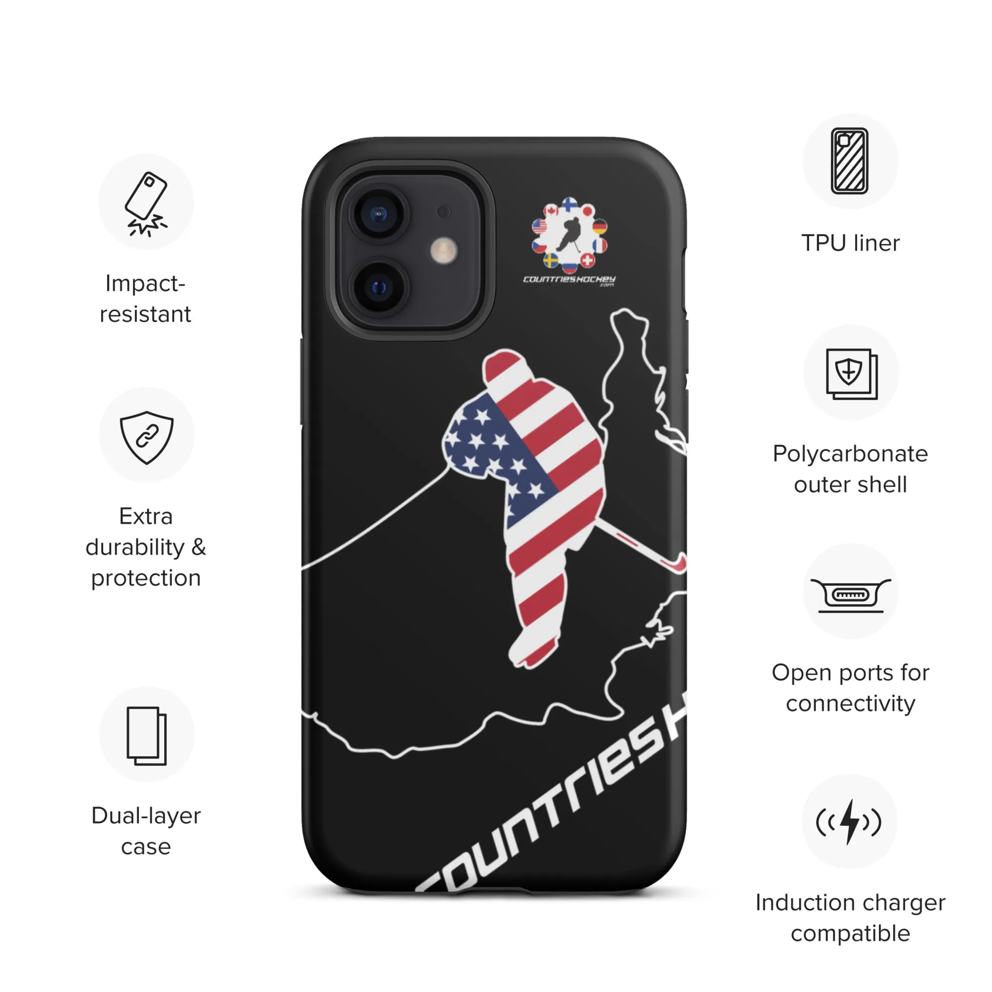 iPhone case | USA Series v3 by Countries Hockey