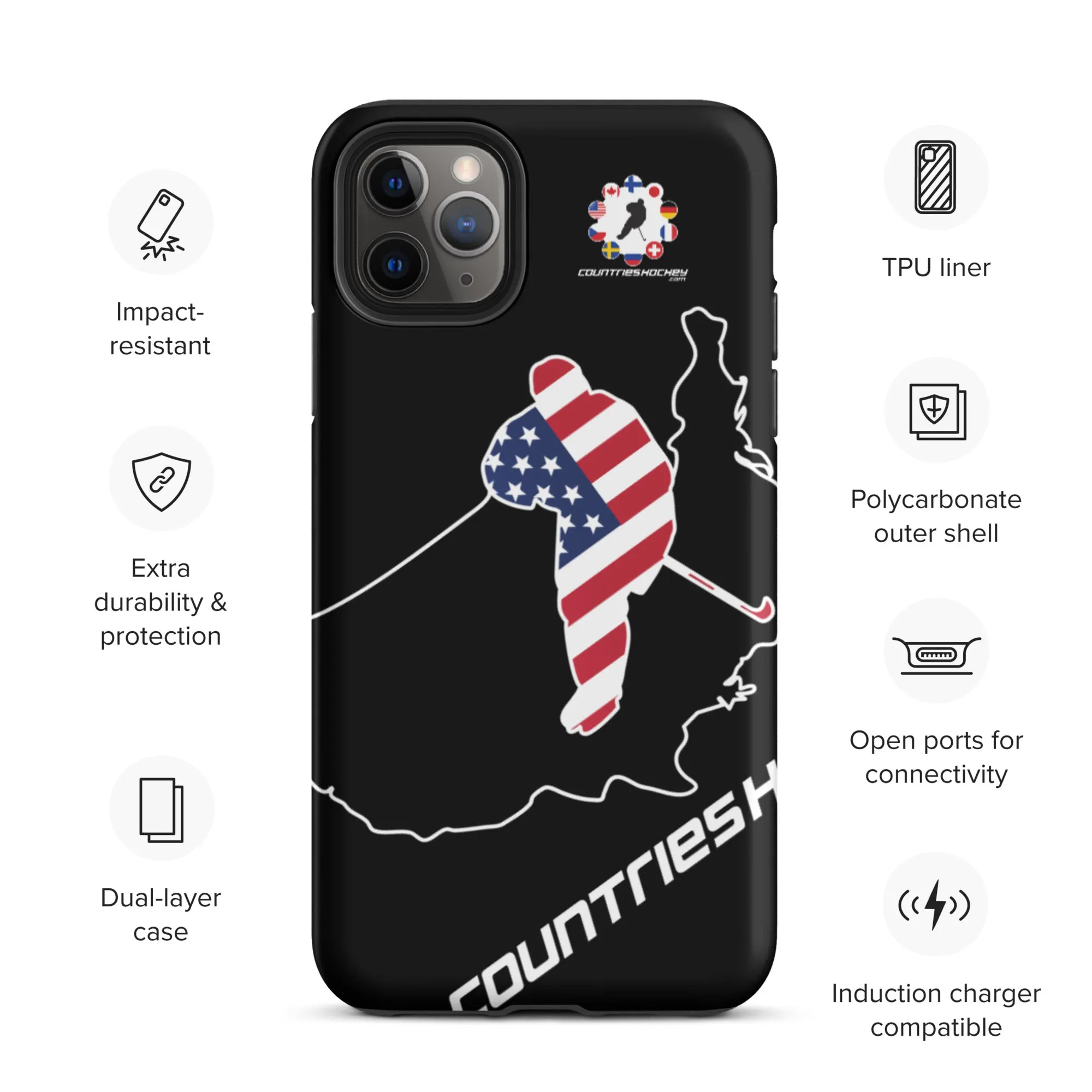 iPhone case | USA Series v3 by Countries Hockey