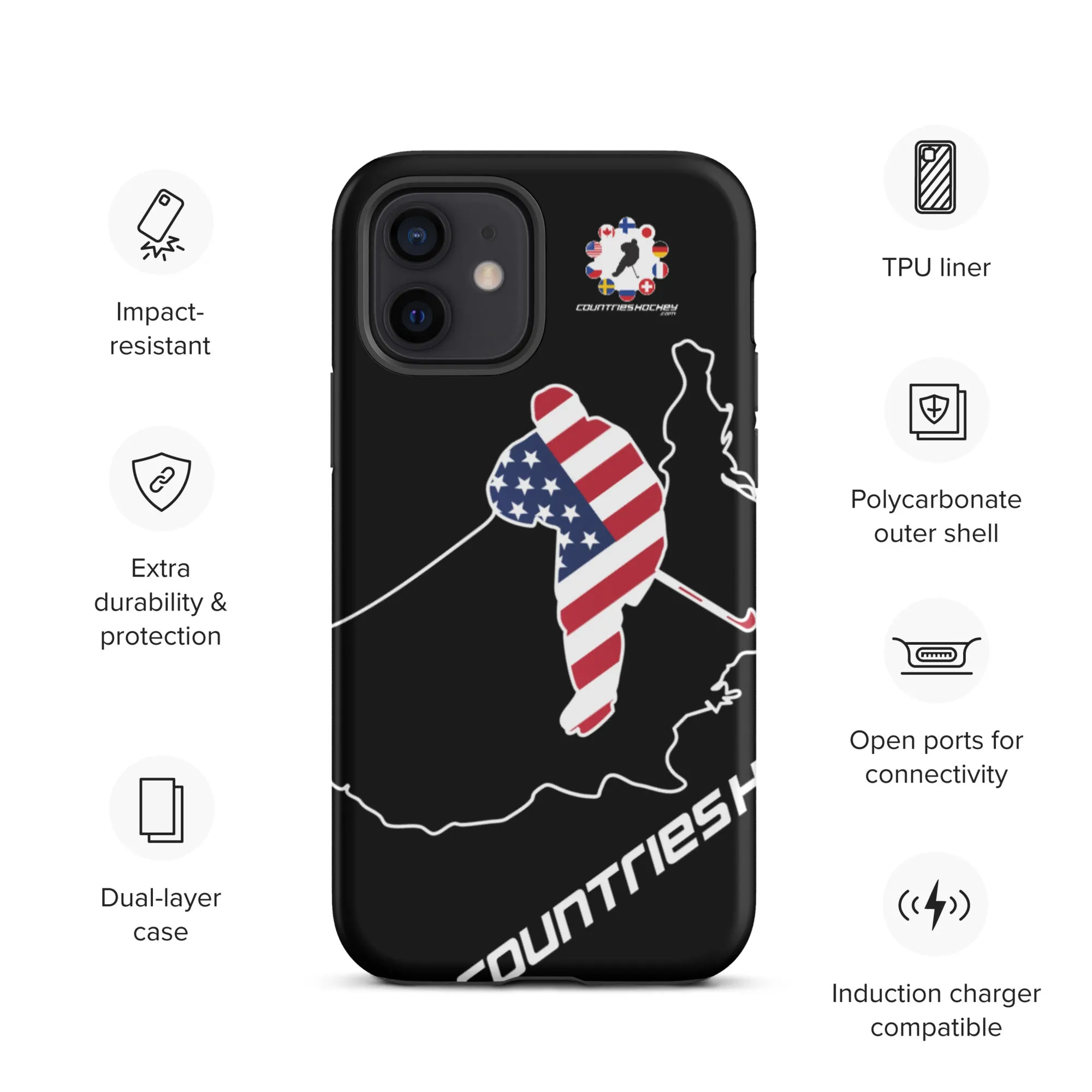 iPhone case | USA Series v3 by Countries Hockey