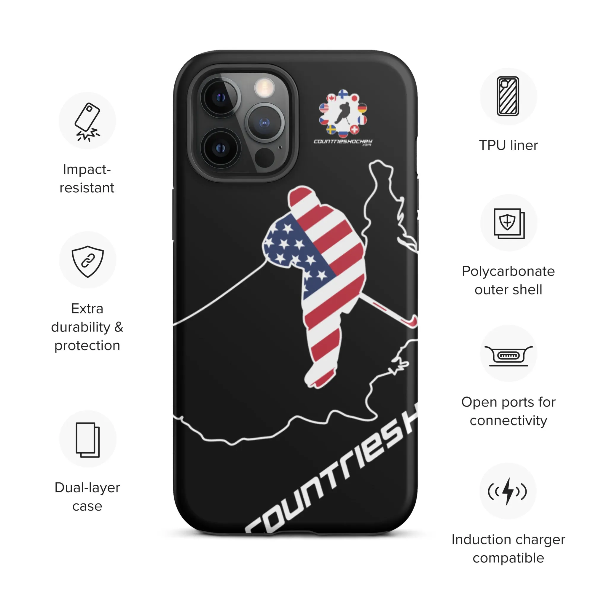 iPhone case | USA Series v3 by Countries Hockey