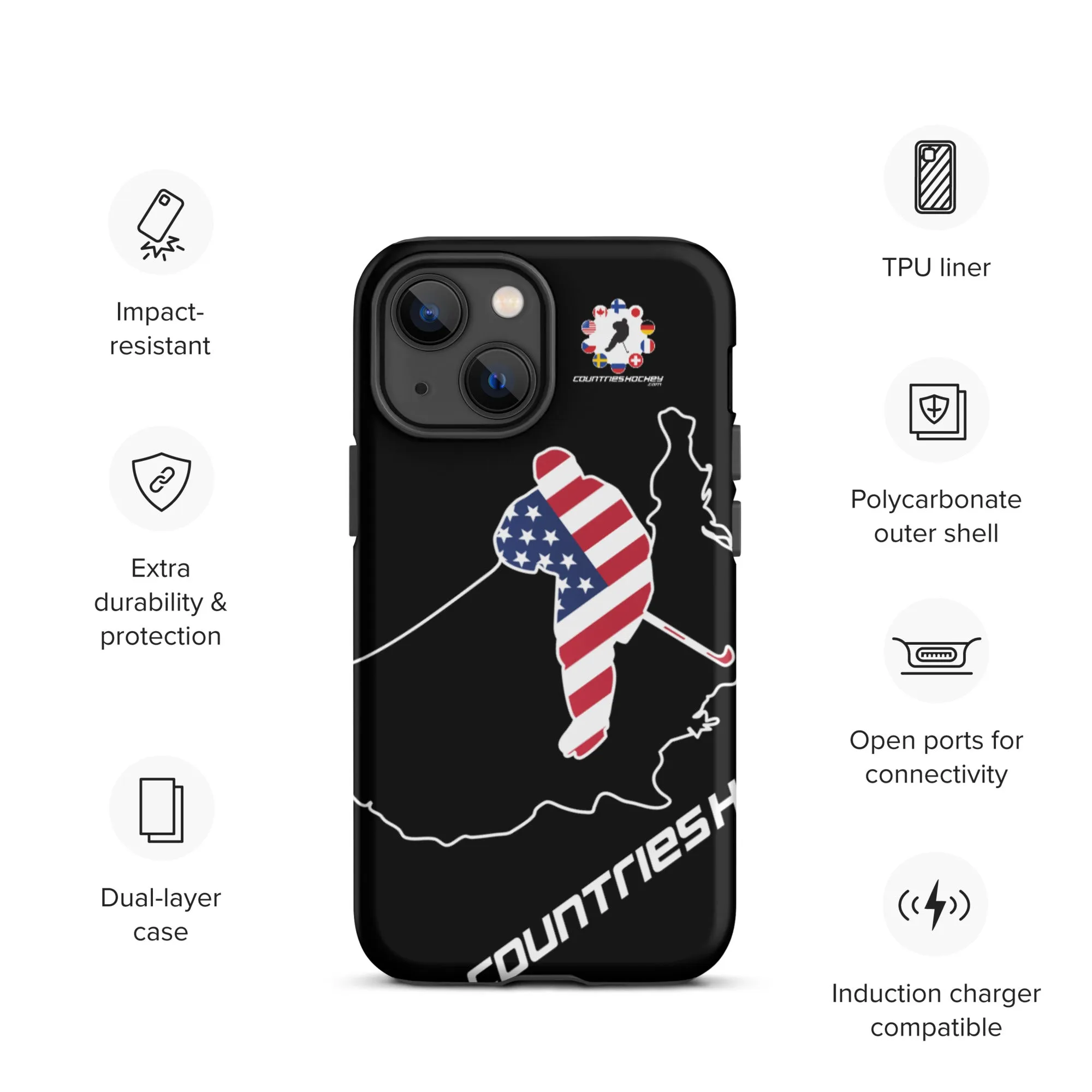 iPhone case | USA Series v3 by Countries Hockey