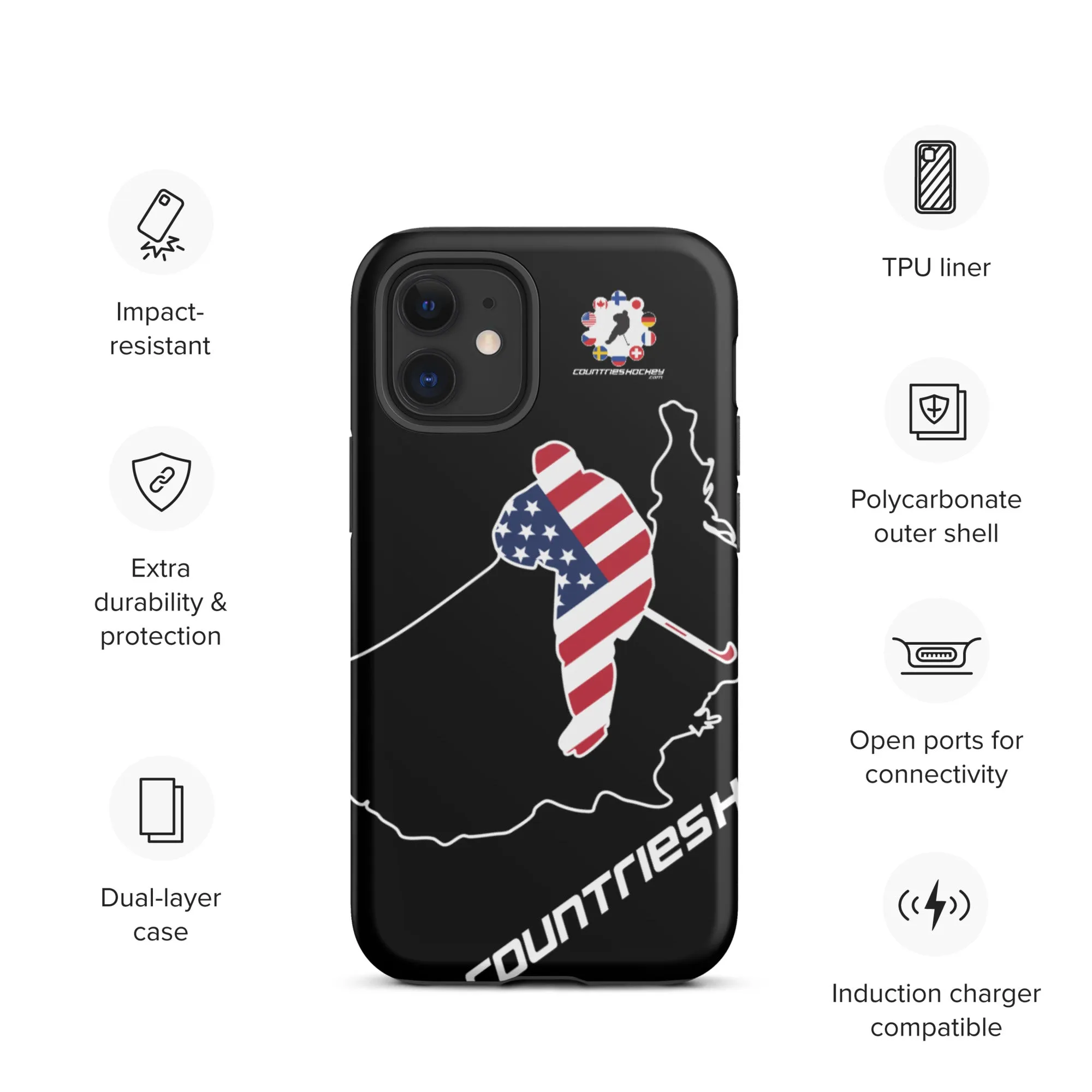iPhone case | USA Series v3 by Countries Hockey