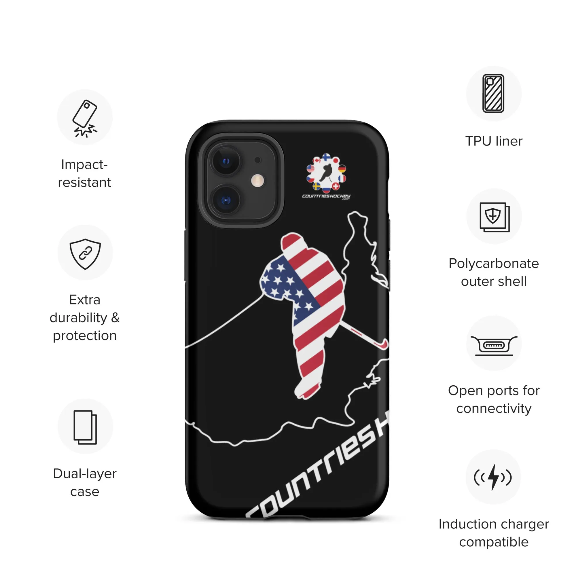 iPhone case | USA Series v3 by Countries Hockey