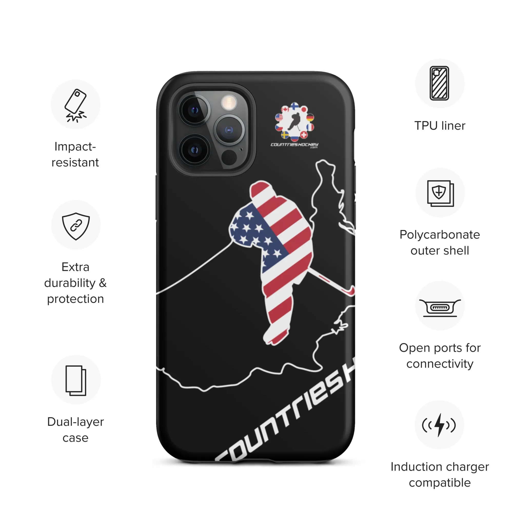 iPhone case | USA Series v3 by Countries Hockey