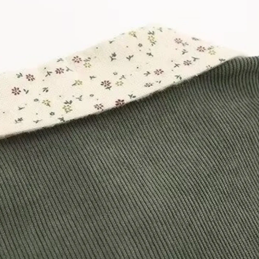 Japanese Patchwork Pocket Floral Collar