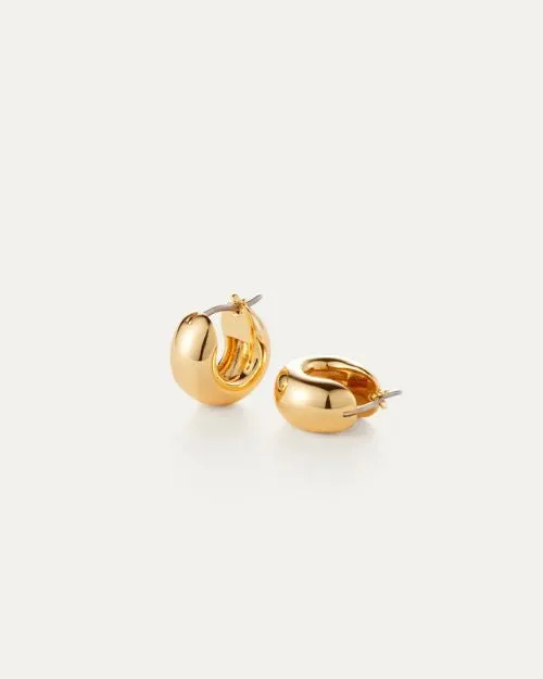 JENNY BIRD | Mini Tome Hoop Earrings | Gold