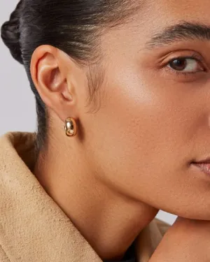 JENNY BIRD | Mini Tome Hoop Earrings | Gold