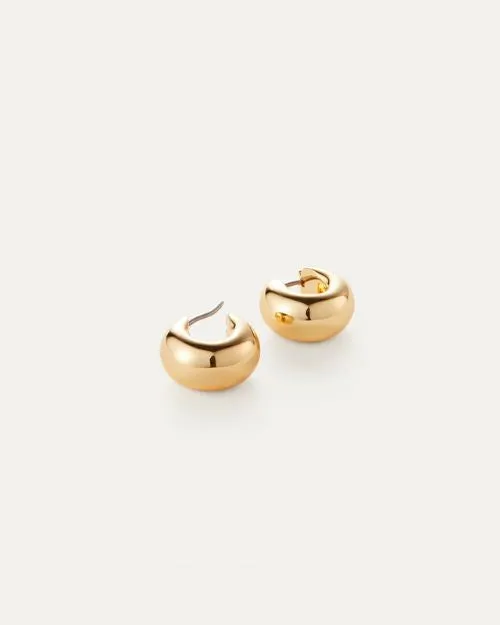 JENNY BIRD | Mini Tome Hoop Earrings | Gold
