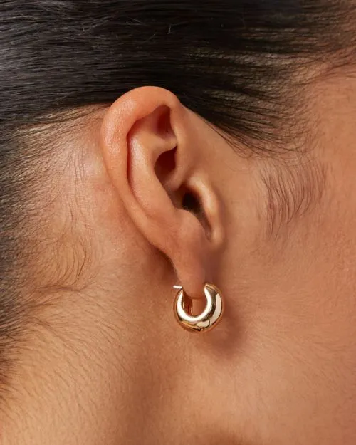 JENNY BIRD | Mini Tome Hoop Earrings | Gold