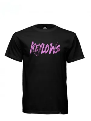 Keylows Painted Black & Pink